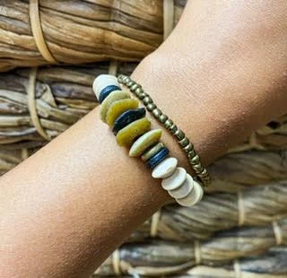Twine + Twig Neutral Collection Duo Bracelet Set | Desert 2 Twine + Twig Neutral Collection Duo Bracelet Set | Desert