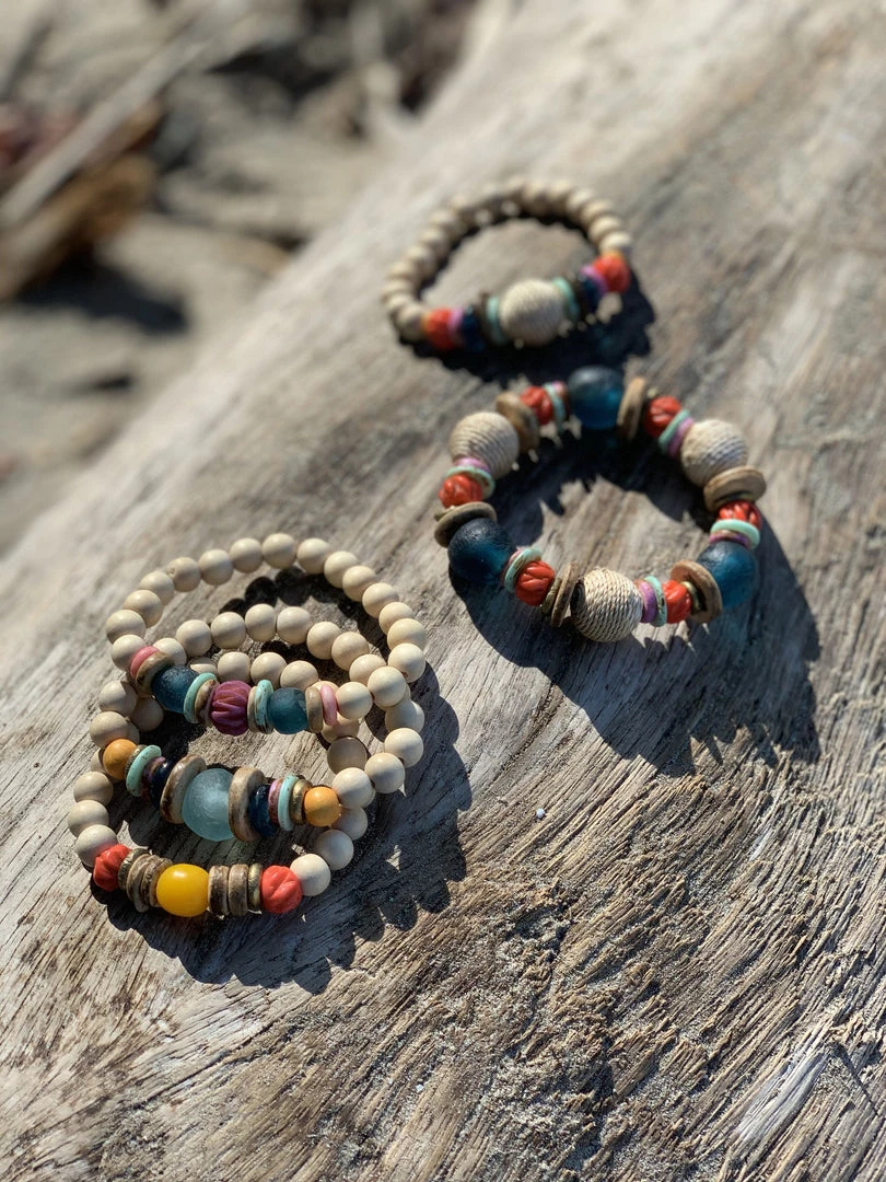 Twine + Twig Calypso Collection Trio Stack Bracelet Set | Calypso 3 Twine + Twig Calypso Collection Trio Stack Bracelet Set | Calypso