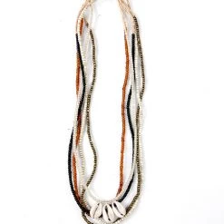 Twine + Twig Cowrie Layer Necklace Set | Neutral Cowrie Collection
