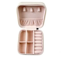 Twine + Twig Leather Jewelry Box | White Chain Collection