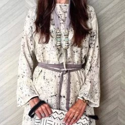 Twine + Twig Neutral Collection Antler Double Tip Necklace | Neutral