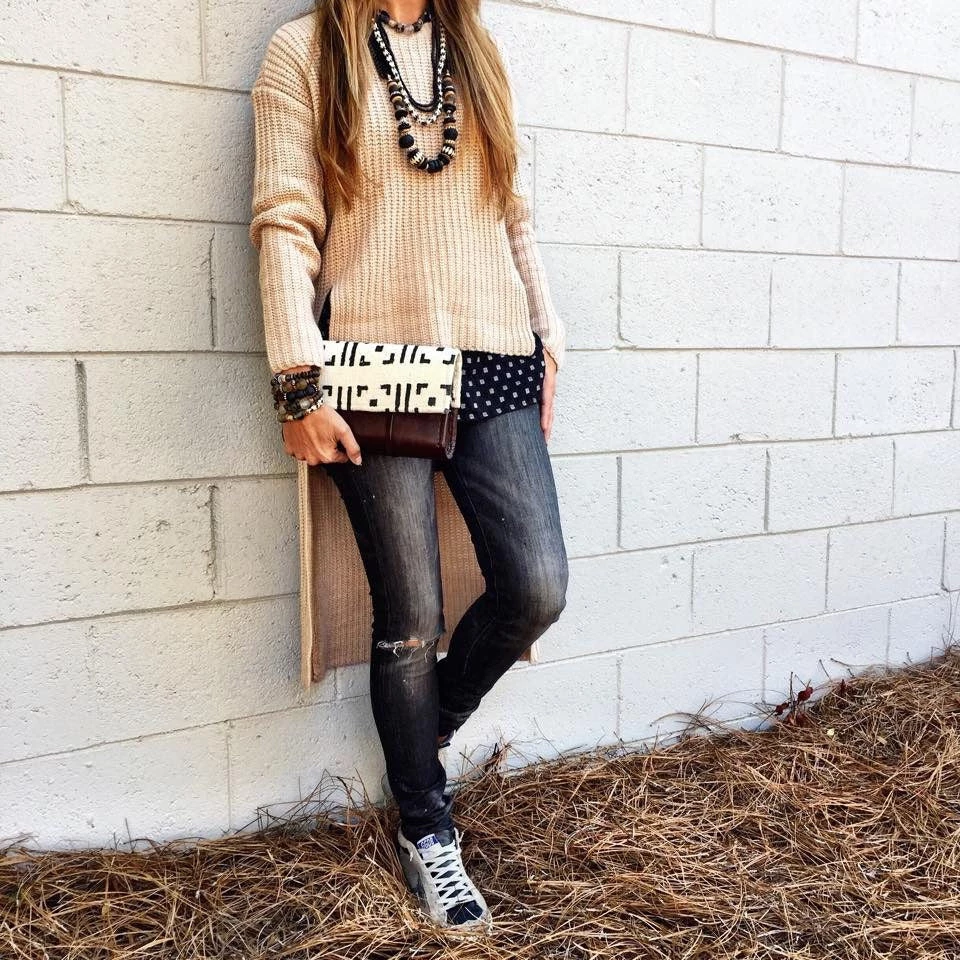 Twine + Twig Mid Classic Necklace | B + W B+W Collection 6 Twine + Twig Mid Classic Necklace | B + W B+W Collection