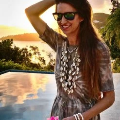 Twine + Twig Cowrie Classic Necklace Cowrie Collection 16 Twine + Twig Cowrie Classic Necklace Cowrie Collection