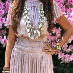 Twine + Twig Cowrie Classic Necklace Cowrie Collection 15 Twine + Twig Cowrie Classic Necklace Cowrie Collection