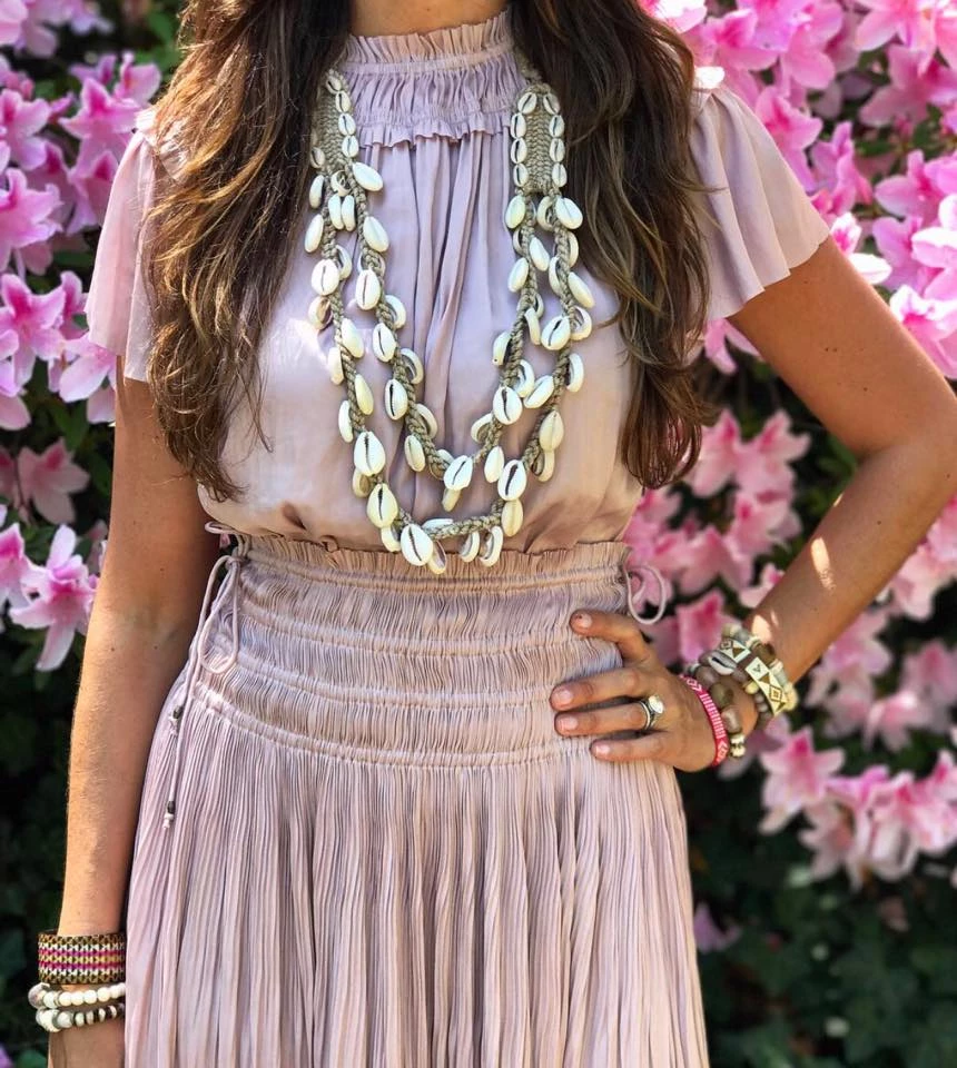 Twine + Twig Cowrie Classic Necklace Cowrie Collection 7 Twine + Twig Cowrie Classic Necklace Cowrie Collection