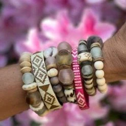 Twine + Twig Bracelets Single Stack Bracelet | Neutral