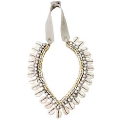 Twine & Twig Sales 51 Twine + Twig Cowrie Collar Necklace | Edition 14