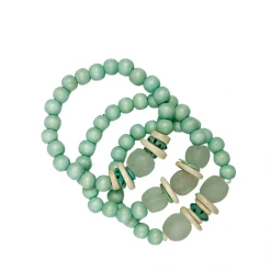 Twine + Twig Bracelets Trio Stack Bracelet Set | Surf