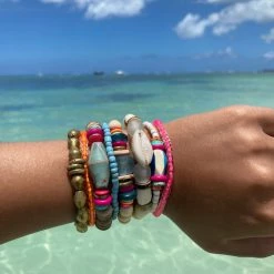 Twine + Twig Tropic Collection Stacked Single Bracelet | Tropic