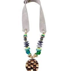 Twine + Twig Mid Pendant Necklace | Earth