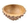 Twine + Twig Cowrie Collection Wooden Bowl