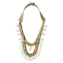 Twine + Twig Cowrie Collar Necklace | Edition 5 Cowrie Collection