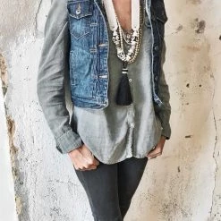 Twine + Twig Tassel Horse Hair Necklace | Ivory 9 Twine + Twig Tassel Horse Hair Necklace | Ivory