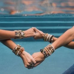 Twine + Twig Trio Stack Bracelet Set | Cream Bracelets