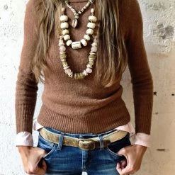 Twine + Twig Neutral Collection Mid Classic Necklace | Neutral