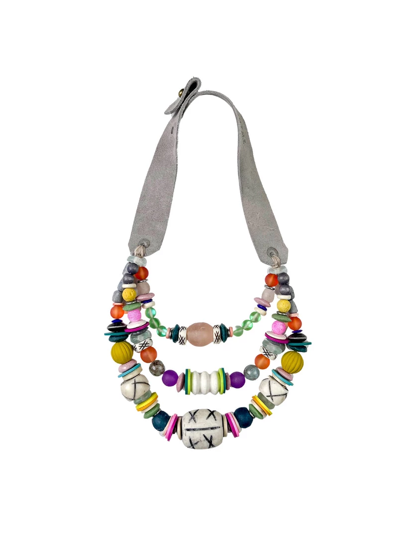 Twine + Twig Layered Classic Necklace | Fiesta Fiesta Collection 1 Twine + Twig Layered Classic Necklace | Fiesta Fiesta Collection