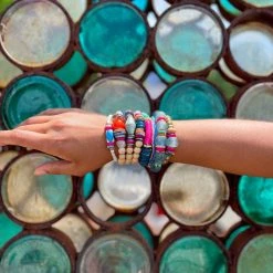 Twine + Twig Tropic Collection Trio Stack Bracelet Set | Tropic