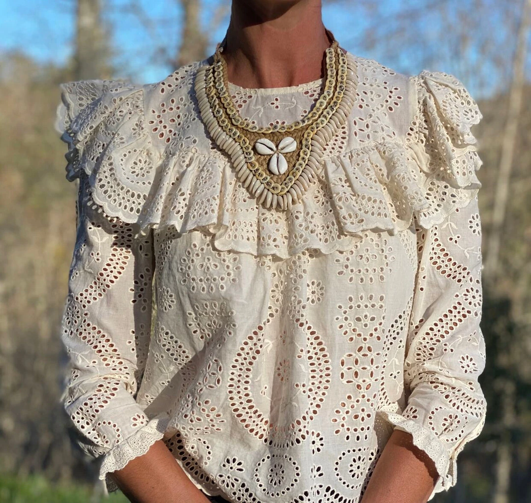 Twine + Twig Cowrie Collar Necklace | Edition 12 4 Twine + Twig Cowrie Collar Necklace | Edition 12