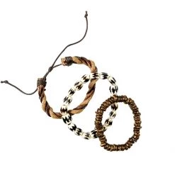 Twine + Twig Batik Braided Arm Party | Mens