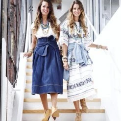 Twine + Twig Indigo Layer Necklace Set