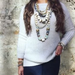 Twine + Twig Cord Classic Necklace | Neutral Neutral Collection