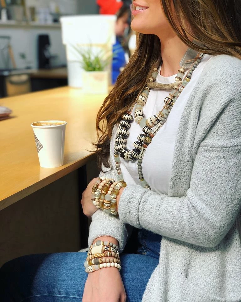 Twine + Twig Antler Tip Classic Necklace | Neutral Neutral Collection 4 Twine + Twig Antler Tip Classic Necklace | Neutral Neutral Collection