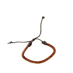 Twine + Twig Brown Drawstring Bracelet | Mens Bracelets