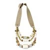 Twine + Twig B+W Collection Layered Classic Necklace | White + Gold