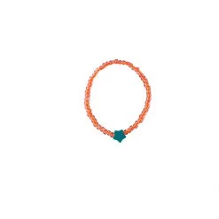 Twine + Twig Teen Star Seed Bracelet | Orange