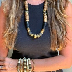 Twine + Twig Stacked Classic Necklace | Desert