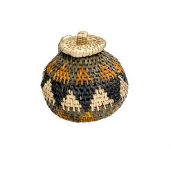 Twine + Twig Zulu Mini Lidded Basket Lifestyle