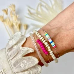 Twine + Twig Simple Seed Bracelet Charlotte Football Club