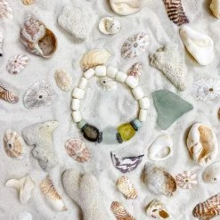 Twine + Twig Tribal Stack Bracelet | Sea Glass