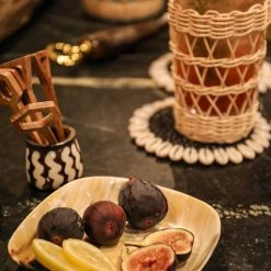 Twine + Twig Bowl + Spoon Set | Batik 9 Twine + Twig Bowl + Spoon Set | Batik