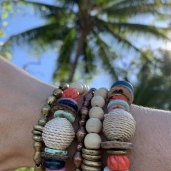 Twine + Twig Calypso Collection Trio Stack Bracelet Set | Calypso