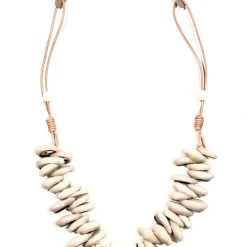 Twine + Twig Cord Classic Necklace | Cowrie