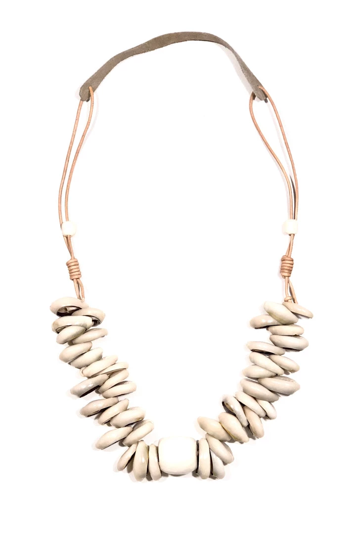 Twine + Twig Cord Classic Necklace | Cowrie 1 Twine + Twig Cord Classic Necklace | Cowrie