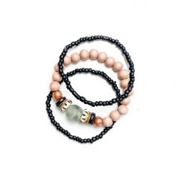 Twine + Twig Trio Stack Bracelet Set | Neutral | Campaign Zero Charity Collection