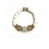 Twine + Twig Bracelets Tribal Stack Bracelet | White