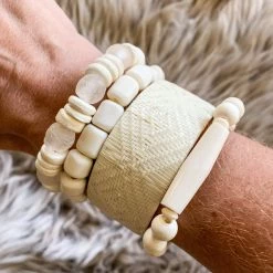 Twine + Twig B+W Collection Arm Party | White 5 Twine + Twig B+W Collection Arm Party | White