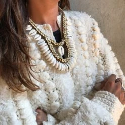 Twine + Twig Cowrie Collar Necklace | Edition 5 Cowrie Collection 10 Twine + Twig Cowrie Collar Necklace | Edition 5 Cowrie Collection