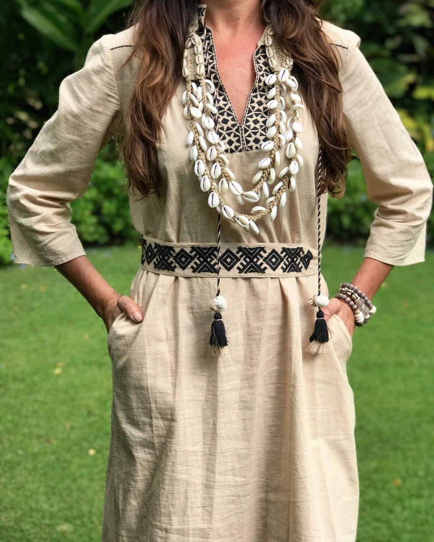 Twine + Twig Cowrie Classic Necklace Cowrie Collection 4 Twine + Twig Cowrie Classic Necklace Cowrie Collection