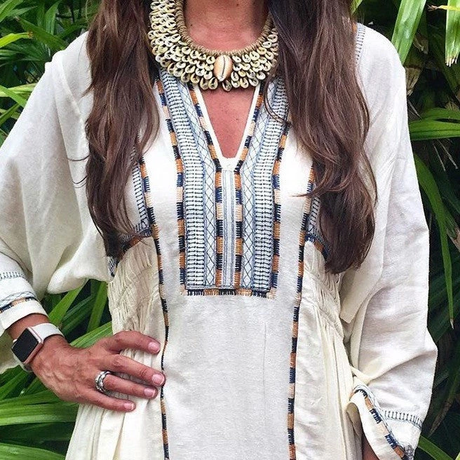 Twine + Twig Cowrie Collar Necklace | Edition 3 Cowrie Collection 3 Twine + Twig Cowrie Collar Necklace | Edition 3 Cowrie Collection