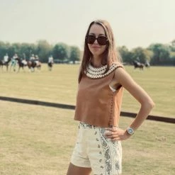 Twine & Twig Rocio G Cowrie Vest | Camel Apparel 8 Twine & Twig Rocio G Cowrie Vest | Camel Apparel