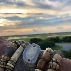 Twine + Twig Neutral Collection Trio Stack Bracelet Set | Woods