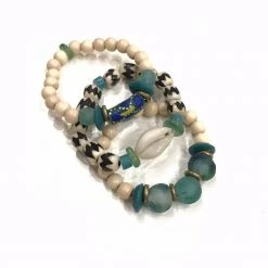 Twine + Twig Charity Collection Trio Stack Bracelet Set | BVI Relief