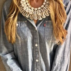 Twine + Twig Cowrie Collection Cowrie Collar Necklace | Edition 2