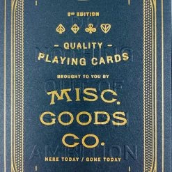 Twine + Twig Black/Gold Deck Of Playing Cards