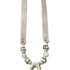 Twine + Twig Neutral Collection Antler Double Tip Necklace | Neutral 8 Twine + Twig Neutral Collection Antler Double Tip Necklace | Neutral