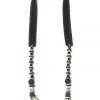Twine + Twig Long Classic Necklace | Black Batik B+W Collection